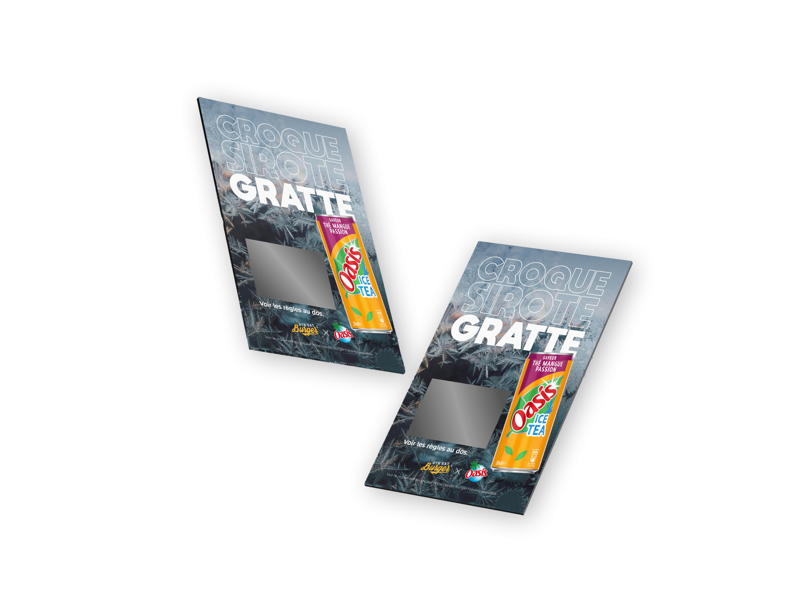 Tickets à gratter - Oasis X Str'Eat Burger
