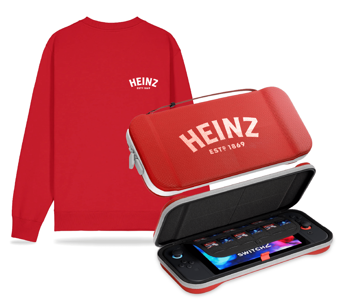 Gains concours Str'Eat Burger X Heinz - Nintendo Switch 2 et Sweat