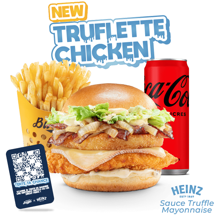 Menu Truflette Chicken Str'Eat Burger