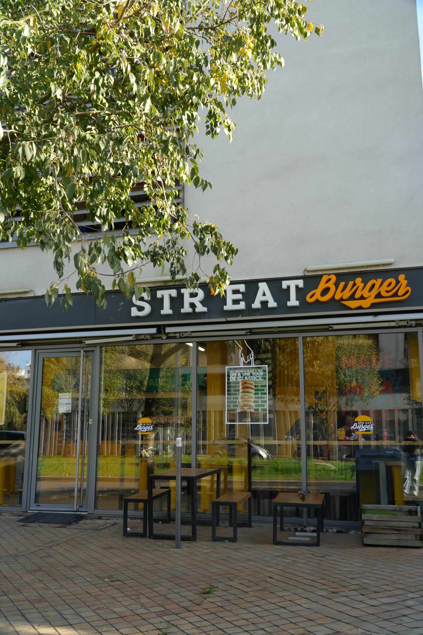 Photo extérieur Str'Eat Burger Ginko enseigne