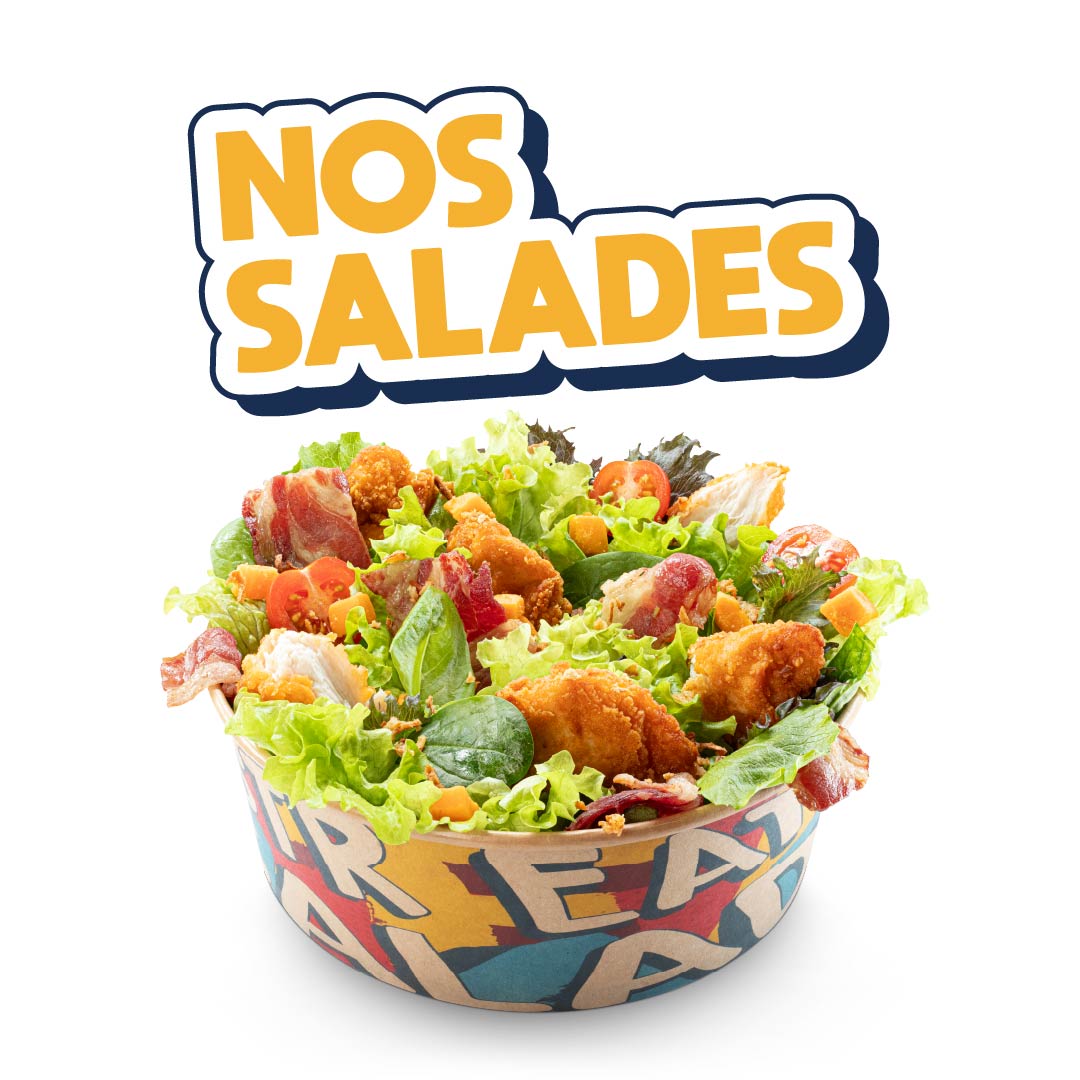 Visuel menu Str'Eat Burger avec salade