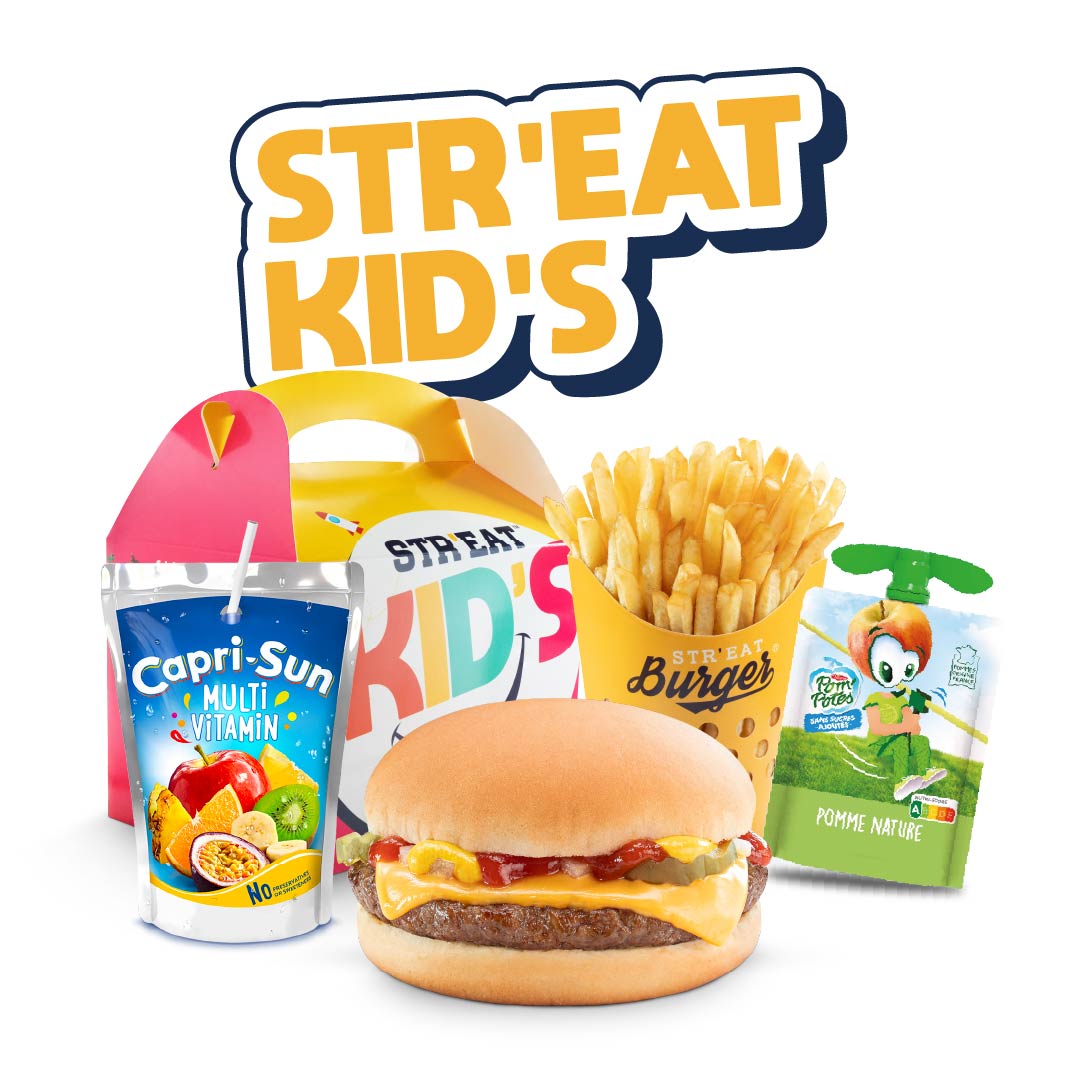 Visuel Menu Str'Eat Kid's, Str'eat Burger