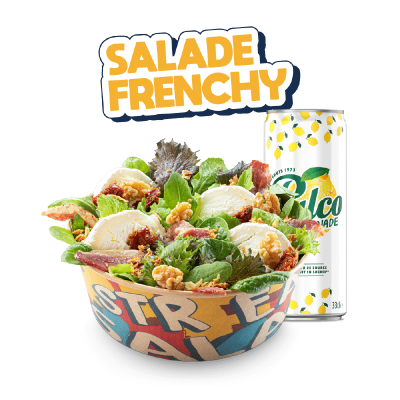 Image du menu Salade Frenchy, avec Pulco Citronnade chez Str'Eat Burger