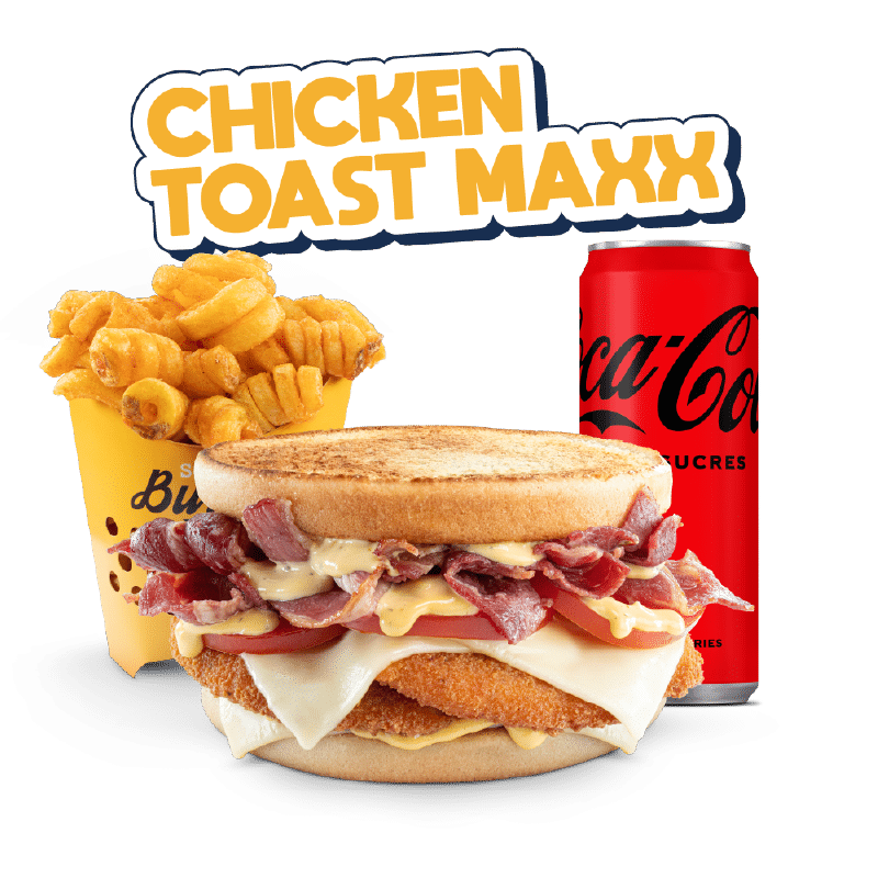 Image du menu Chicken Toast Maxx, avec Twisters et Coca Zéro chez Str'Eat Burger