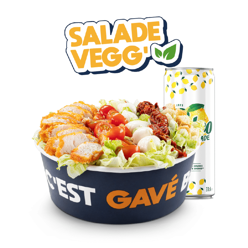 Image du menu Salade Boston, avec Fuze Tea chez Str'Eat Burger