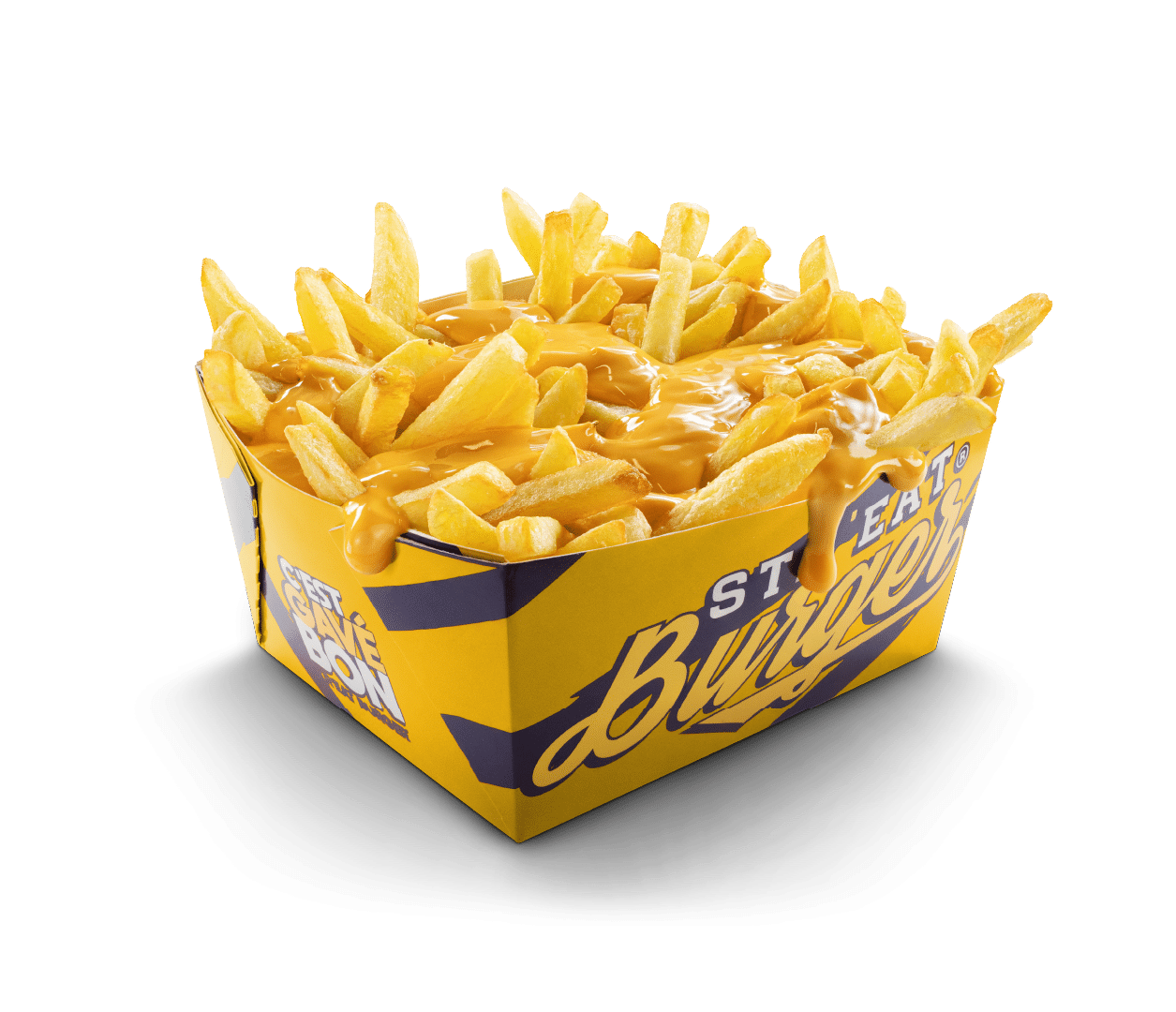 PHOTO PRODUIT SEUL_FRITES CHEDDAR PHOTO PRODUIT - SALADE VEGG'