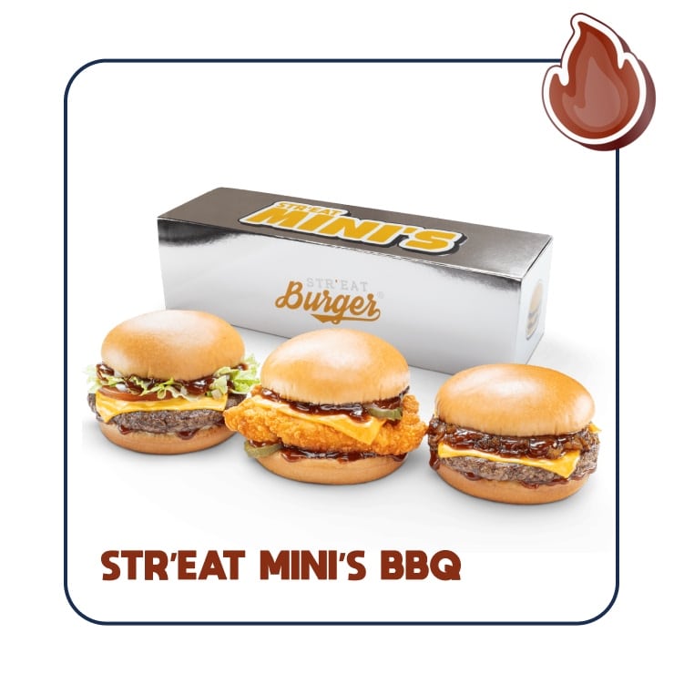 ENCART STR'EAT MINI'S - STICKER STR'EAT BURGER