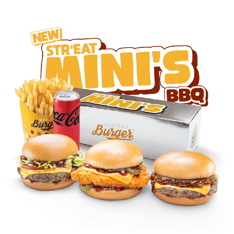 Image du menu Smokehouse Maxx, avec Twisters et Fuze Tea chez Str'Eat Burger